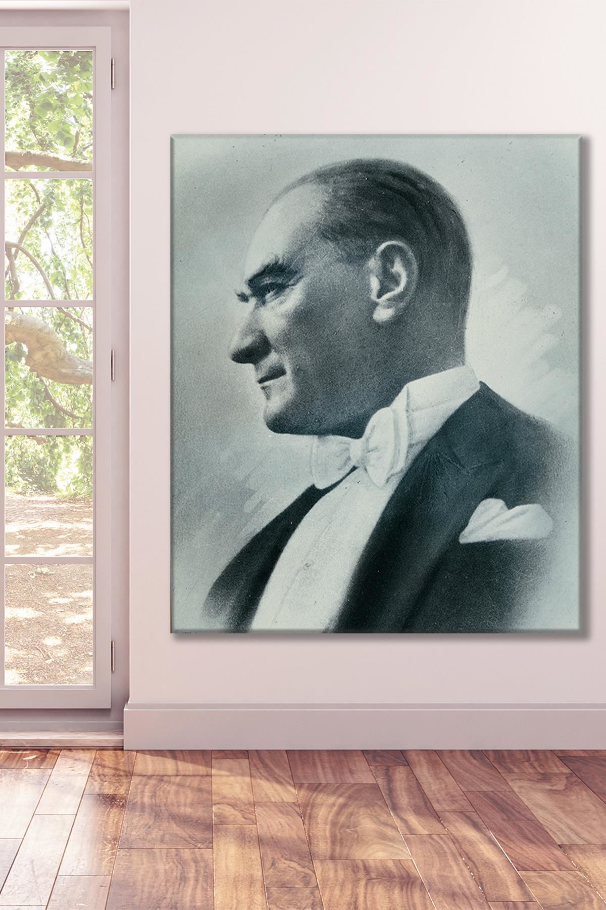 Atatürk Cumhuriyet Bayramı Törenleri'nde Kanvas Duvar Tablo 221542