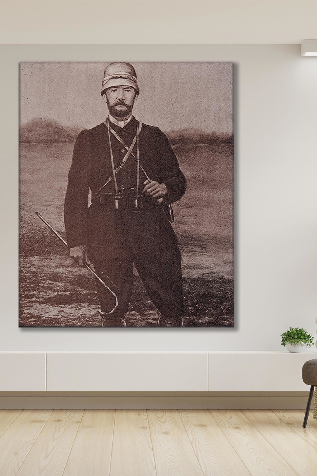 Mustafa Kemal'in Derne'de Çekilmiş Fotoğrafı Kanvas Duvar Tablo 221530