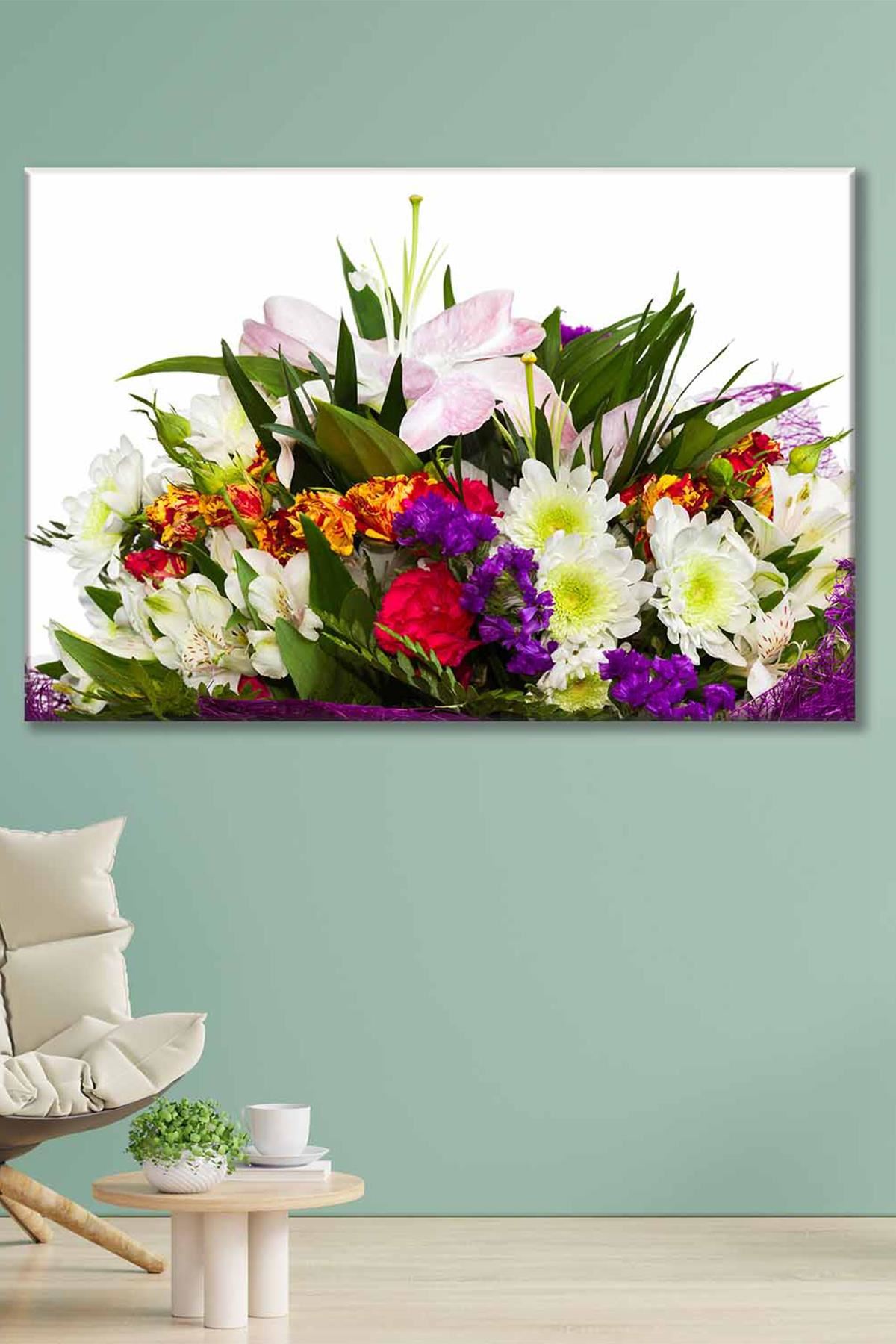 Çiçek Karnavalı Art Kanvas Tablo 2221879