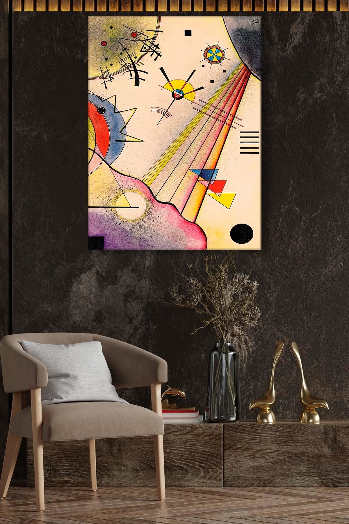 Wassily Kandinsky - Clear Connection  - 106148 -  Dekoratif Duvar Kanvas Tablo