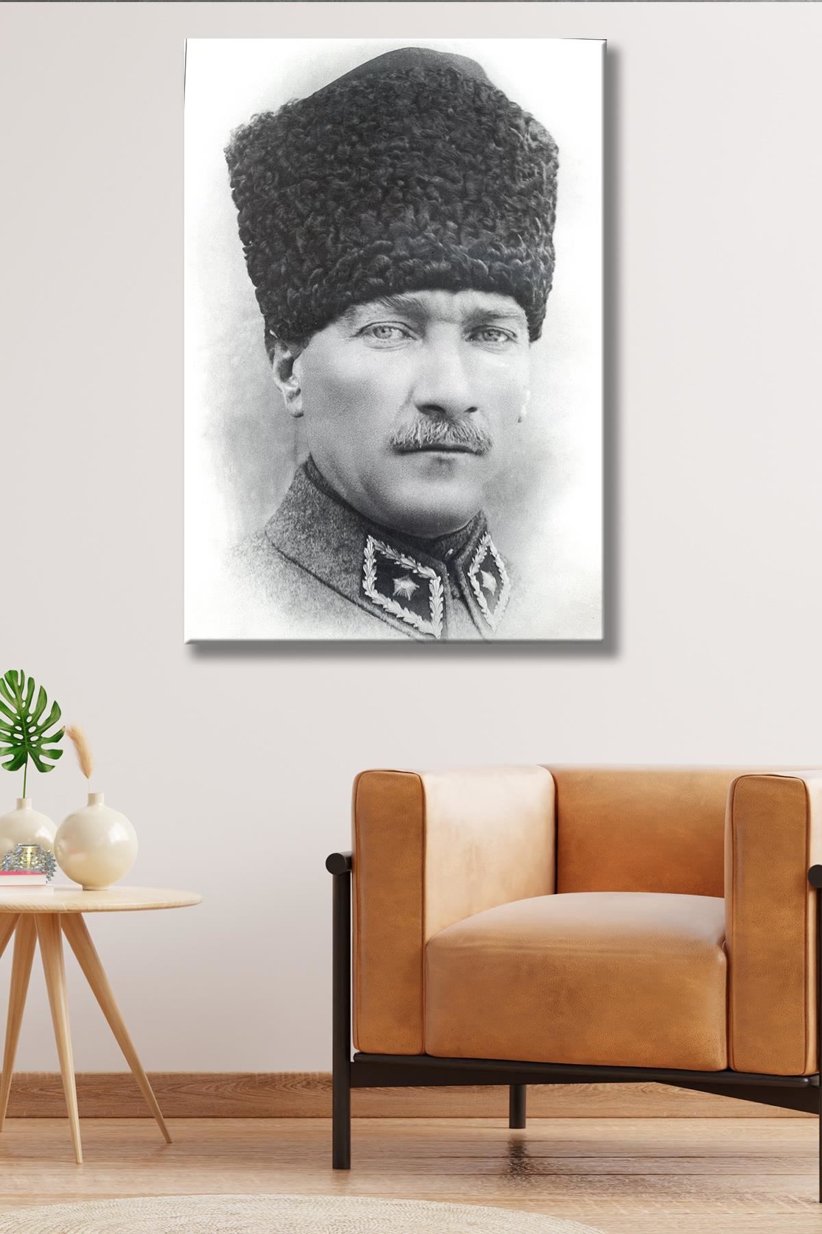 Mustafa Kemal Atatürk Portre  - 106829 -  Dekoratif Duvar Kanvas Tablo