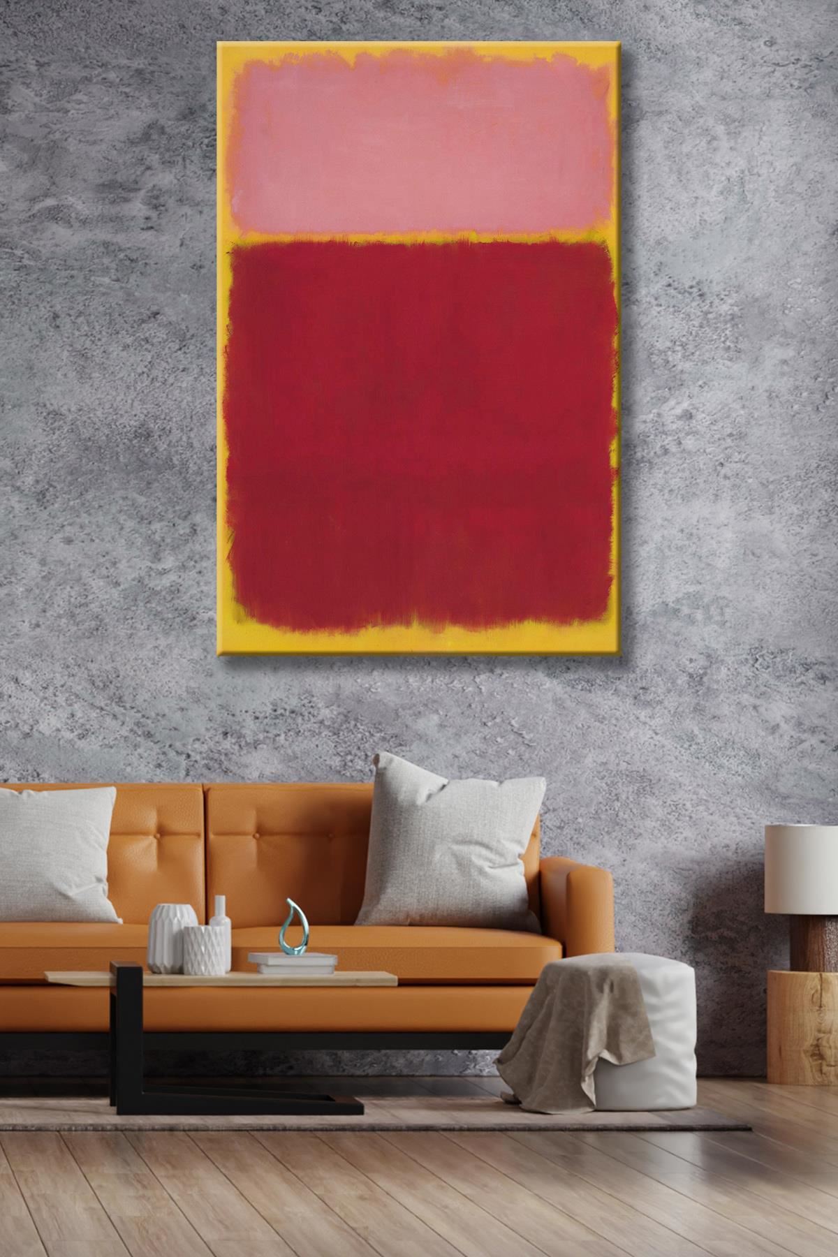 Mark Rothko - Red 1968  - 106229 -  Dekoratif Duvar Kanvas Tablo