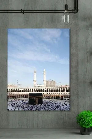 Kabe-i Mükerreme 3 Dini Art Kanvas Tablo 2221708