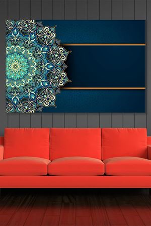 İslami Motif 8 Dini Art Kanvas Tablo 2221700