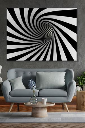 Göz Kamaştırıcı 3 Boyutlu Derinlik Art Kanvas Tablo 2221550