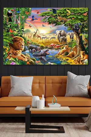 Hayvanlar Alemi Kanvas Duvar Tablo 4452173