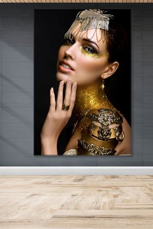 Savaşçı Kadın Kanvas Duvar Tablo 3322716