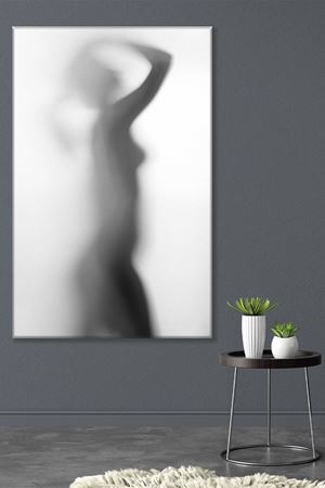 Kadın Silüeti Duvar Kanvas Tablo 3322100