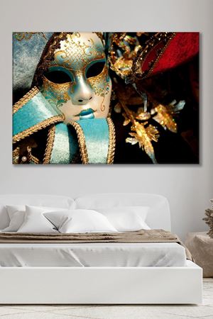 Japon Maskesi Kanvas Duvar Tablo 3322221