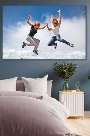 Gökyüzünde Uçan Kadınlar Kanvas Duvar Tablo 3322236