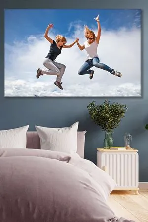 Gökyüzünde Uçan Kadınlar Kanvas Duvar Tablo 3322236