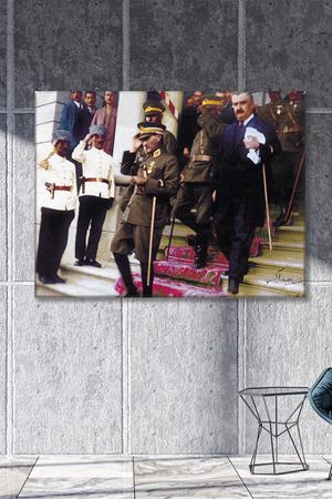 Atatürk Dönemi Polis Teşkilâtı Kanvas Duvar Tablo 221505