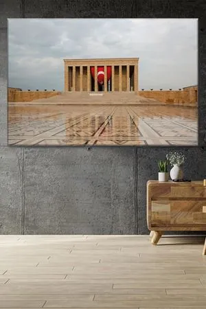 Atatürk'ün Mezarı Ankara Anıtkabir Kanvas Duvar Tablo 221578