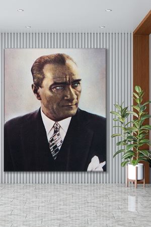 Atatürk Ege Vapuru'nda Kanvas Duvar Tablo 221552