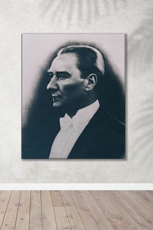 Atatürk Portresi Kanvas Duvar Tablo 221534