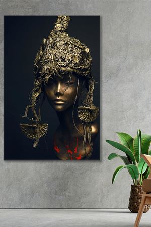 Antik Çağda Yaşayan Arap Kadın Kanvas Duvar Tablo 3322354