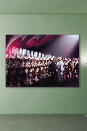 Atatürk'ün Haydarpaşa Garı'nda Karşılanışı Kanvas Duvar Tablo 221502