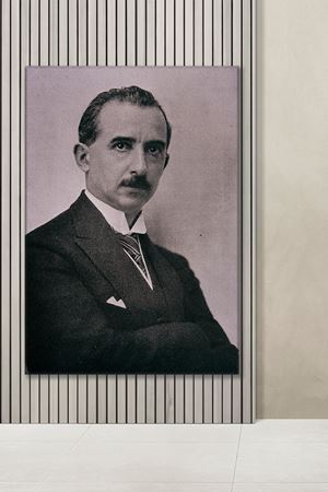 İsmet İnönü Portresi Kanvas Duvar Tablo 221529