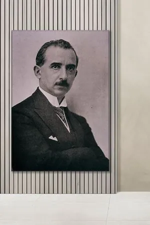 İsmet İnönü Portresi Kanvas Duvar Tablo 221529