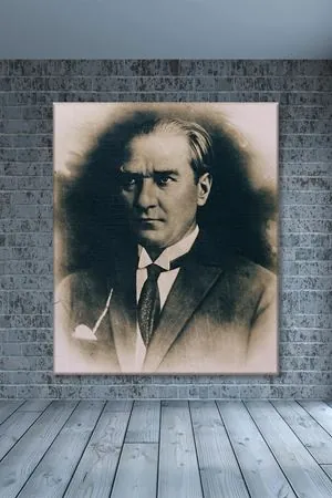 Atatürk ve Gençliğe Hitabe Kanvas Duvar Tablo 221537