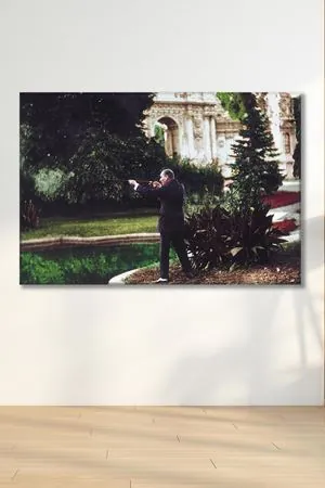 Atatürk Dolmabahçe Sarayı'nda Kanvas Duvar Tablo 221511
