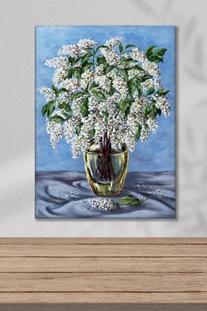 Saksıda Anemon Çiçekleri Art Kanvas Tablo 2221912