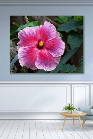 Mor Çiçek  Art Kanvas Tablo 2221887