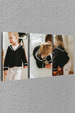 Dikey Resim Fotoğraf 3 Parça Kişiye Özel Kanvas Tablo 107500