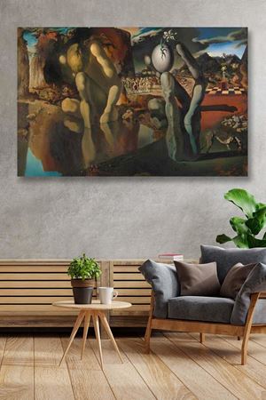 Salvador Dali - Metamorphosis of Narcissus  - 107144 -  Dekoratif Duvar Kanvas Tablo