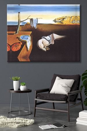 Salvador Dali - The Persistence of Memory  - 106112 -  Dekoratif Duvar Kanvas Tablo