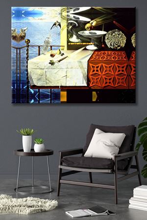 Salvador Dali - Fast Moving 1956  - 106120 -  Dekoratif Duvar Kanvas Tablo