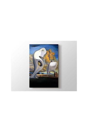 Salvador Dali - Architectural Angelus of Millet  - 106115 -  Dekoratif Duvar Kanvas Tablo