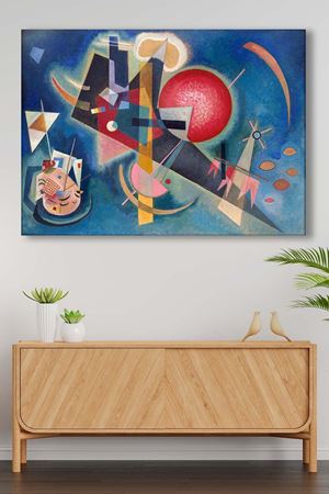 Wassily Kandinsky - Im Blau  - 106149 -  Dekoratif Duvar Kanvas Tablo
