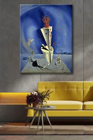 Salvador Dali - Apparatus and Hand 1927  - 106123 -  Dekoratif Duvar Kanvas Tablo