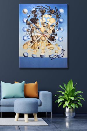 Salvador Dali - Galatea of the Spheres  - 106114 -  Dekoratif Duvar Kanvas Tablo