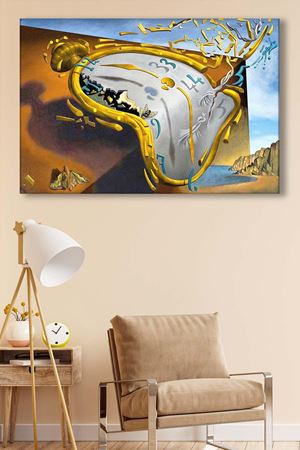 Salvador Dali - Soft Watch at the Moment of First Explosion 1954  - 106108 -  Dekoratif Duvar Kanvas Tablo