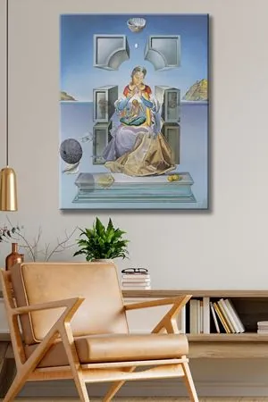 Salvador Dali - The Madonna of Port Lligat  - 106124 -  Dekoratif Duvar Kanvas Tablo