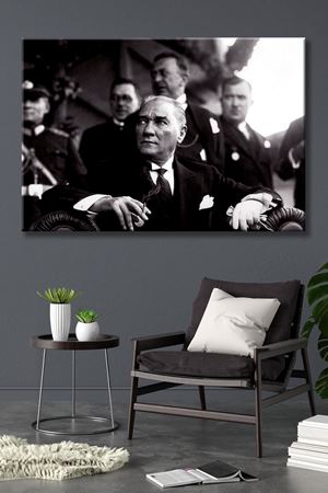Atatürk - 305712 - Dekoratif Duvar Kanvas Tablo