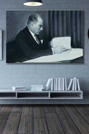Atatürk - 305709 - Dekoratif Duvar Kanvas Tablo
