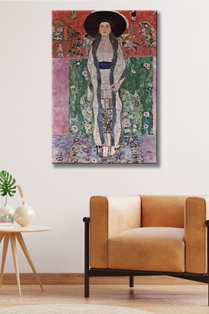 Gustav Klimt - Adele Bloch Bauer  - 106070 -  Dekoratif Duvar Kanvas Tablo