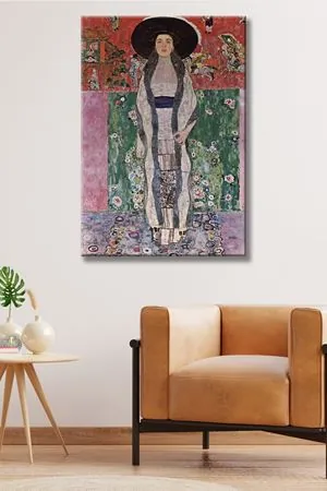 Gustav Klimt - Adele Bloch Bauer  - 106070 -  Dekoratif Duvar Kanvas Tablo
