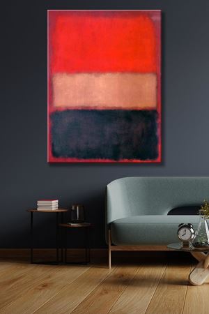 Mark Rothko - N°46  - 106222 -  Dekoratif Duvar Kanvas Tablo