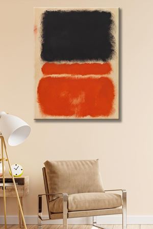 Mark Rothko - Red 1968  - 106224 -  Dekoratif Duvar Kanvas Tablo