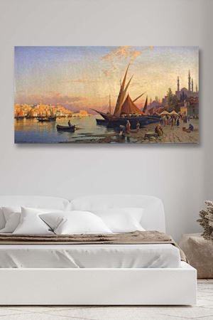 Hermann Corrod Altın Boyunun Donamını İncele  - 108234 -  Dekoratif Duvar Kanvas Tablo