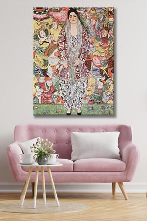 Gustav Klimt - Portrait of Friederike Maria Beer - 106062 -  Dekoratif Duvar Kanvas Tablo