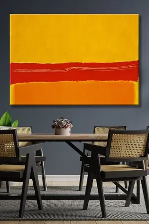 Mark Rothko - No 5 - No 22   - 105933 -  Dekoratif Duvar Kanvas Tablo