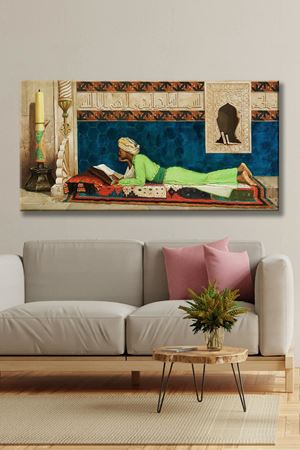 Osman Hamdi Bey - Alim  - 106167 -  Dekoratif Duvar Kanvas Tablo