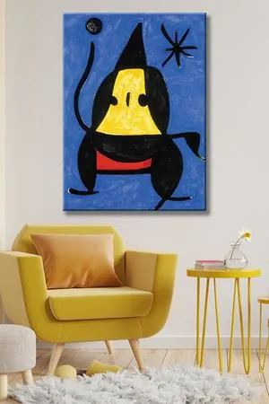 Joan Miro - Poetry and Light  - 106259 -  Dekoratif Duvar Kanvas Tablo