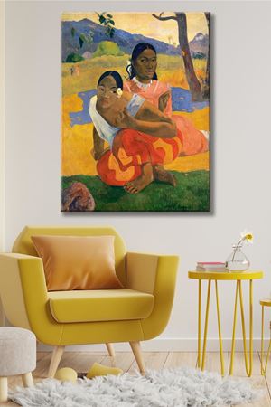Paul Gauguin - Nafea Faaipoipo  - 106464 -  Dekoratif Duvar Kanvas Tablo