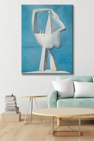 Pablo Picasso - Nude Standing by the Sea  - 106096 -  Dekoratif Duvar Kanvas Tablo